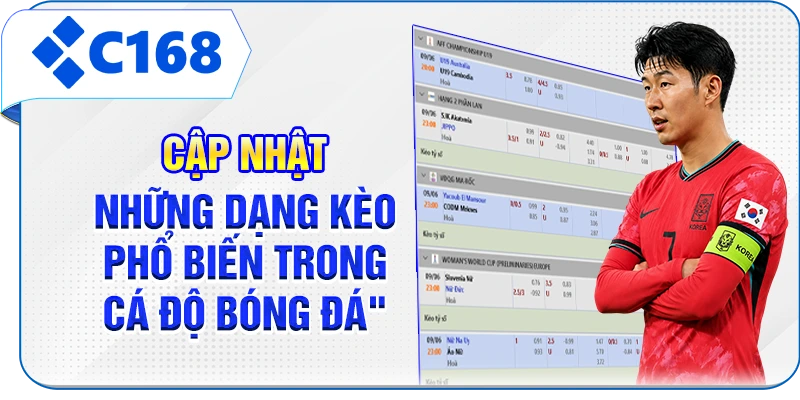Cập nhật những dạng kèo phổ biến trong cá độ bóng đá