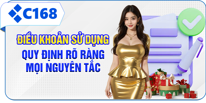 Điều khoản sử dụng quy định rõ ràng mọi nguyên tắc